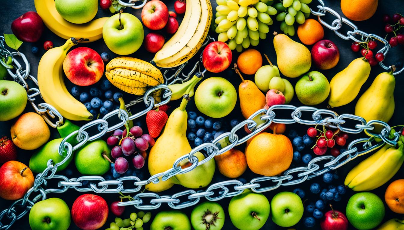 frutas que prendem o intestino
