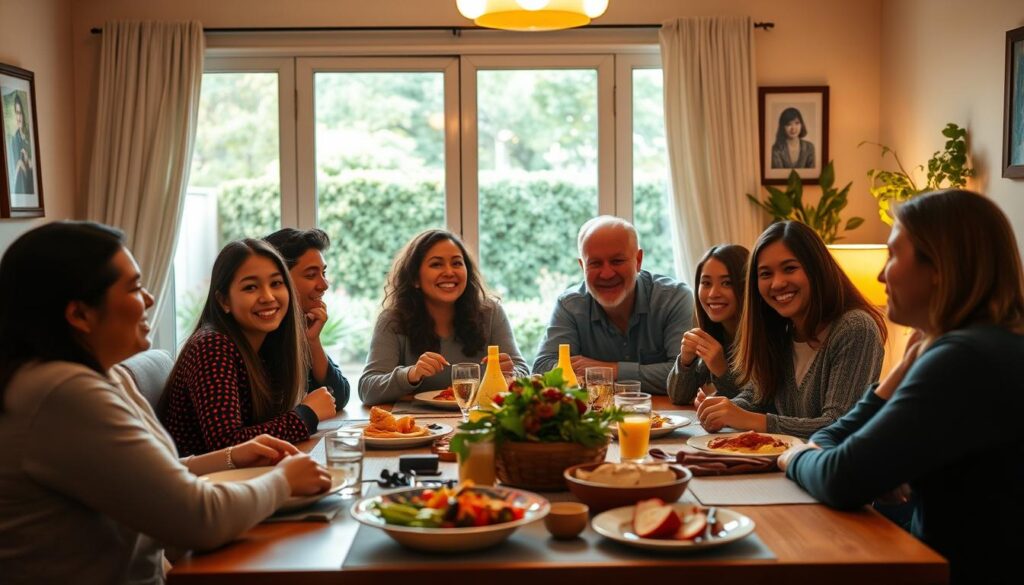 intercâmbio em família