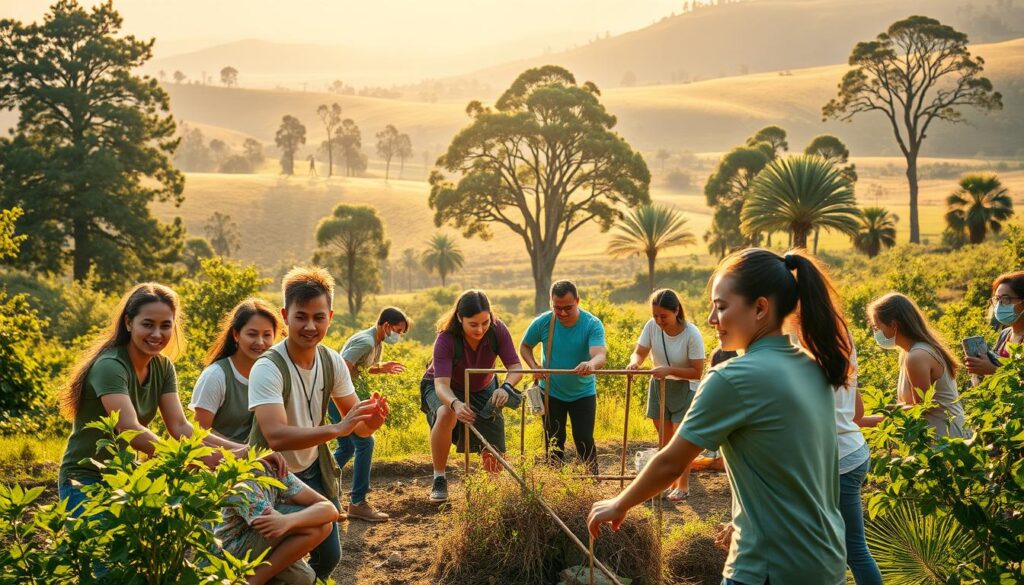 trabalhar como voluntário