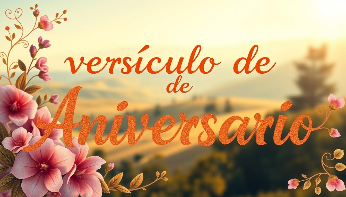 versículo de aniversário