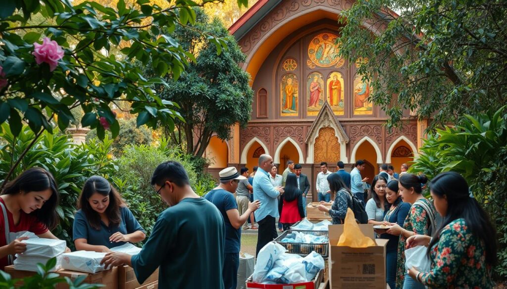 ações voluntárias religiosas