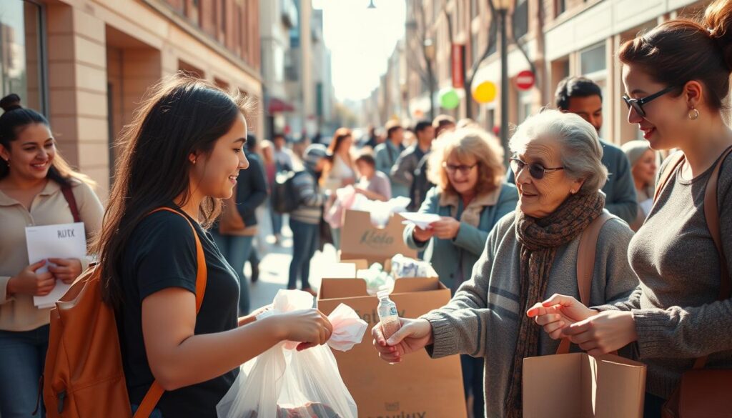 pequenas ações de solidariedade no dia a dia
