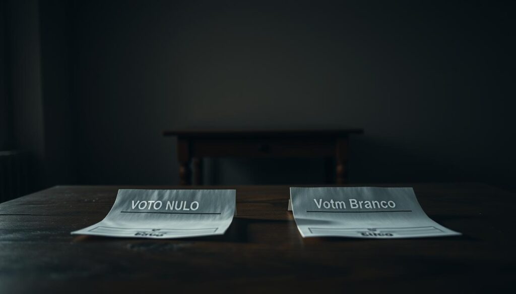 voto nulo e voto em branco