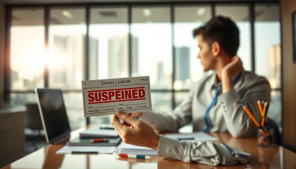 infração autossuspensiva