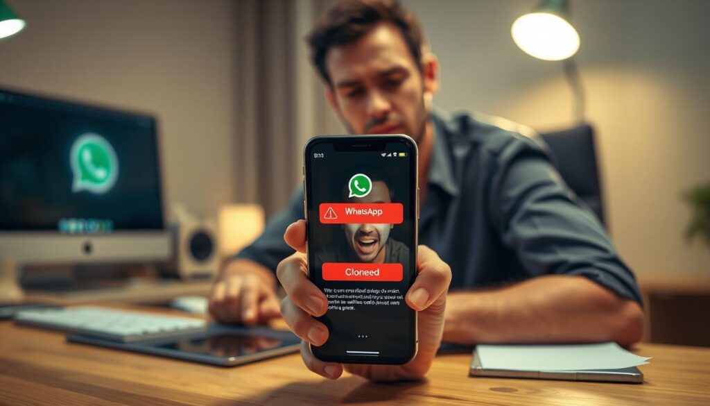 whatsapp clonado