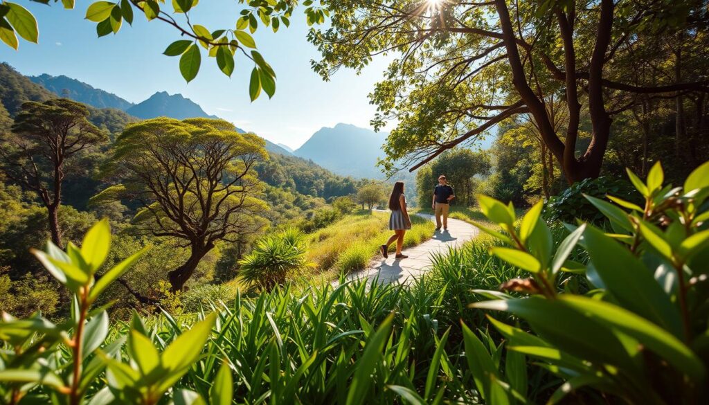 Preservação ambiental nos pontos turísticos caminho de moises