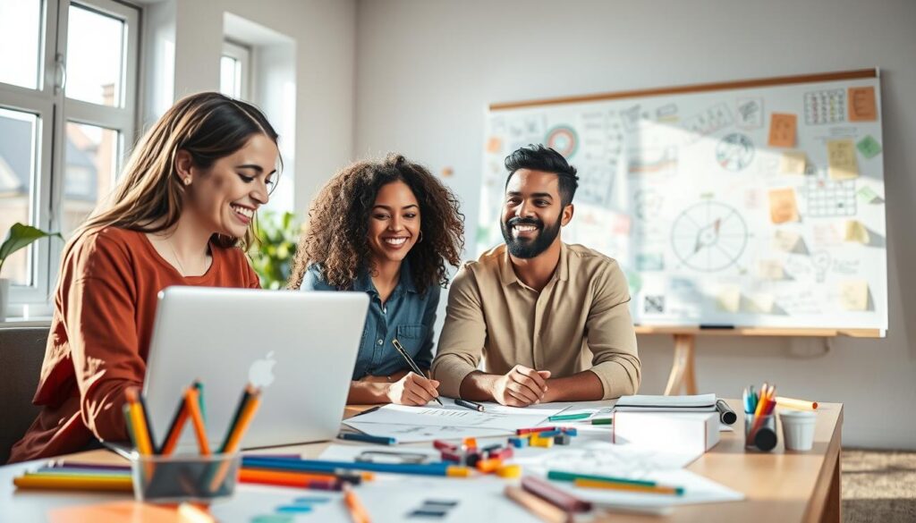 criatividade como um dos atributos positivos e habilidades pessoais