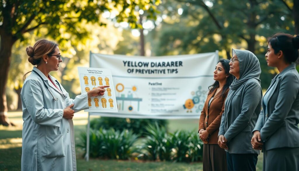 prevenção diarreia amarela