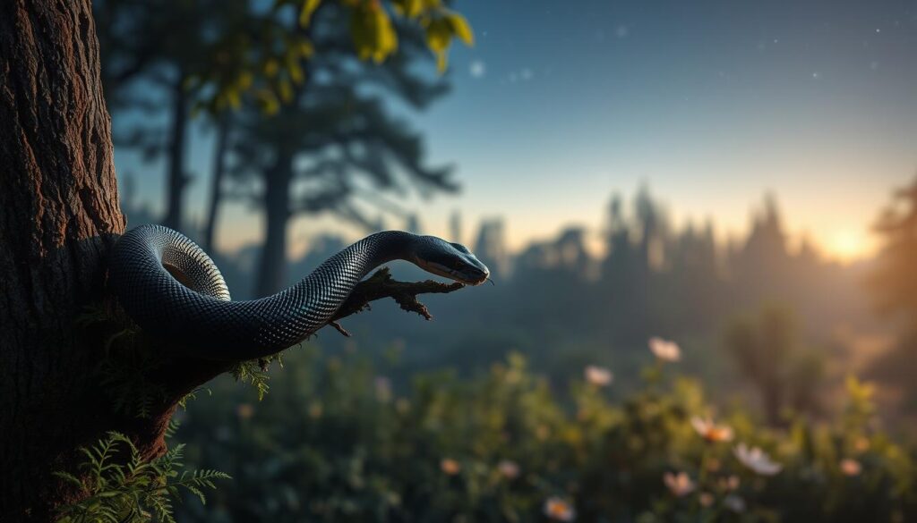 sonhar com cobra preta