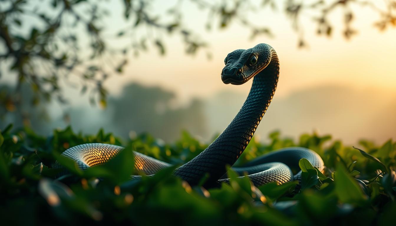 sonhar com cobra preta